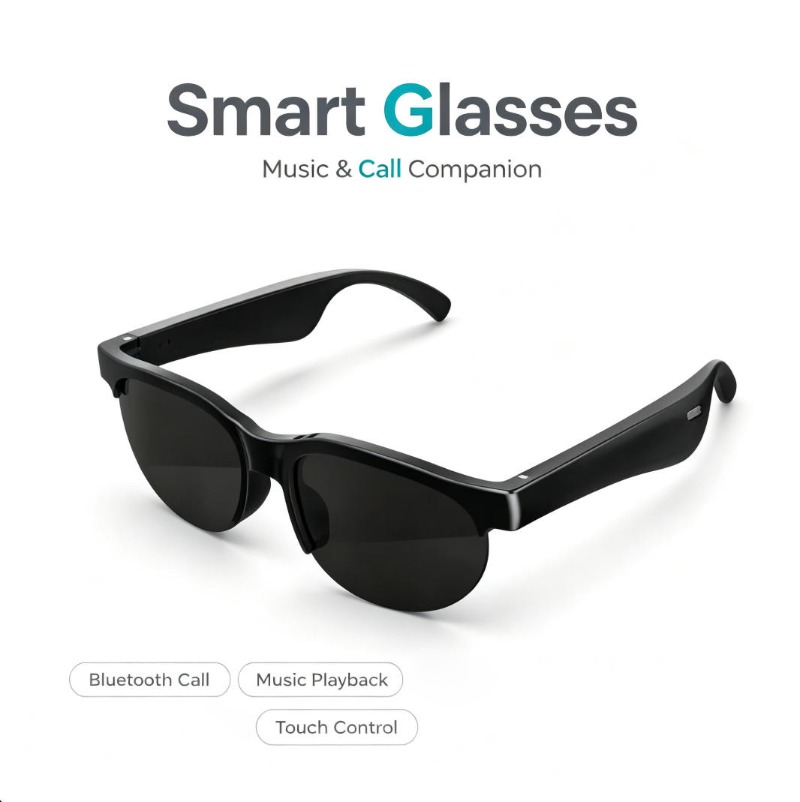 スマートグラス ブルートゥース通話 音楽再生 タッチコントロ - Smart Glasses Lens のレビューと価格