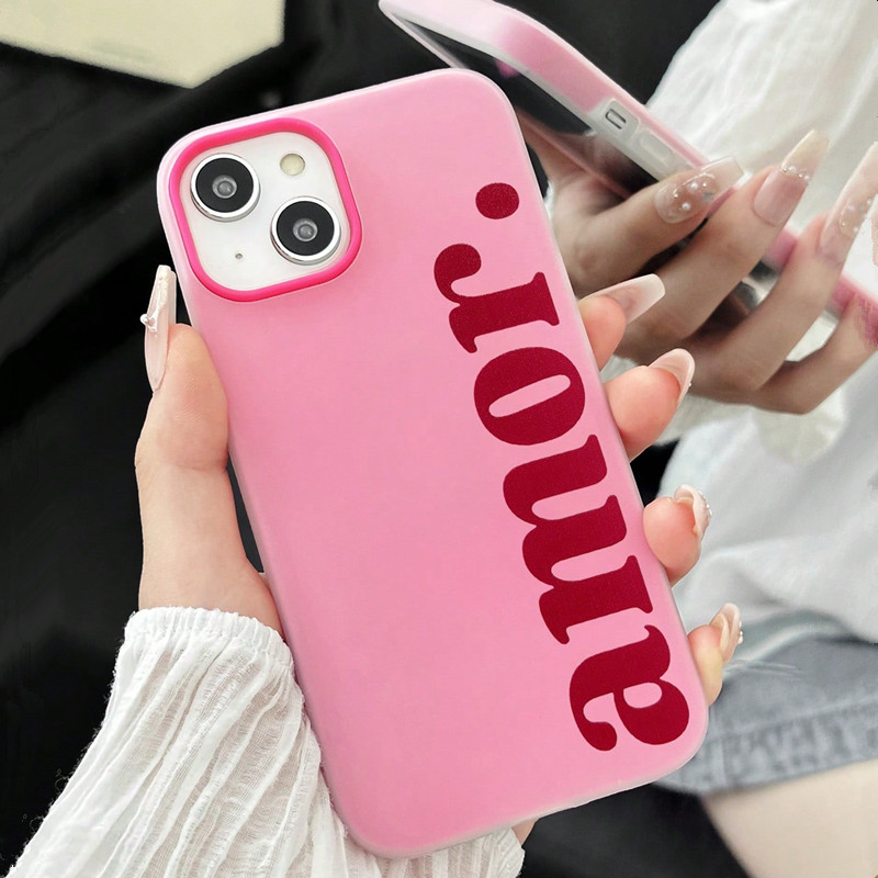 レッドアモール。 レタープリントパーソナライズド携帯ケース  - Samsung Galaxy S24 のレビューと価格