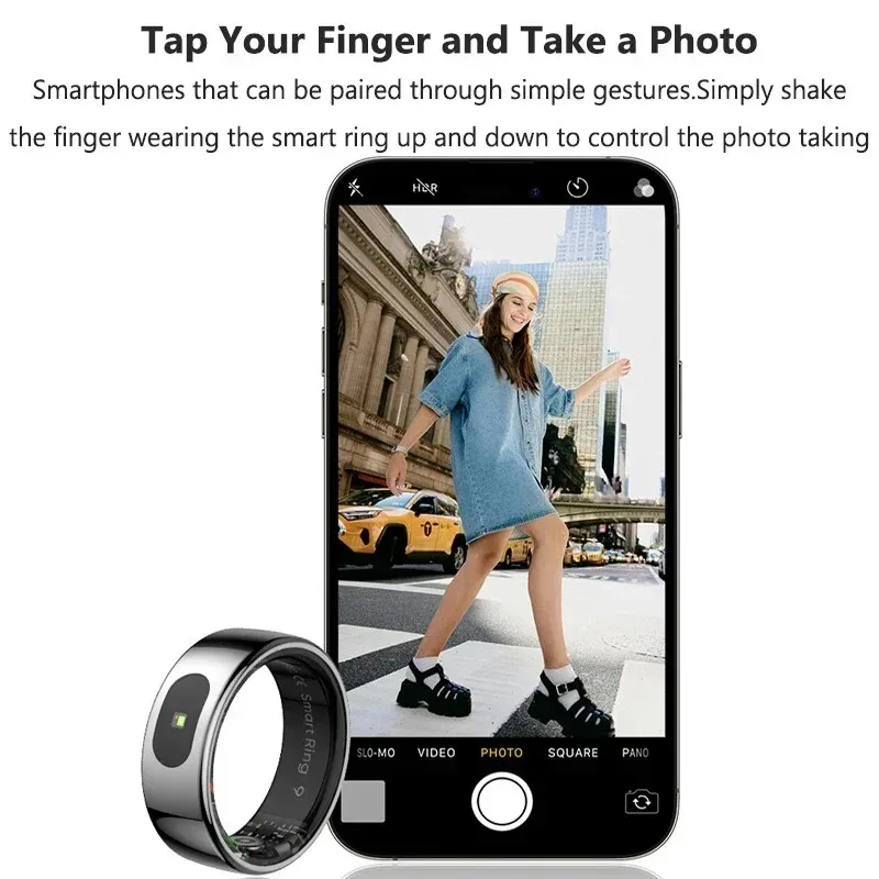 HY デジタル スマートリング（男女兼用）、タッチ操作機能、 - Temperature Ring Skin のレビューと価格