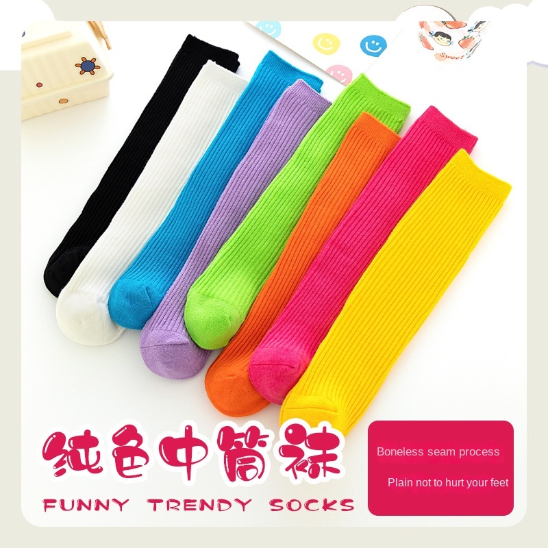 1 ペアかわいい女の赤ちゃんリブチューブソックス男の子ストッ - Baby Sock Oximeter のレビューと価格