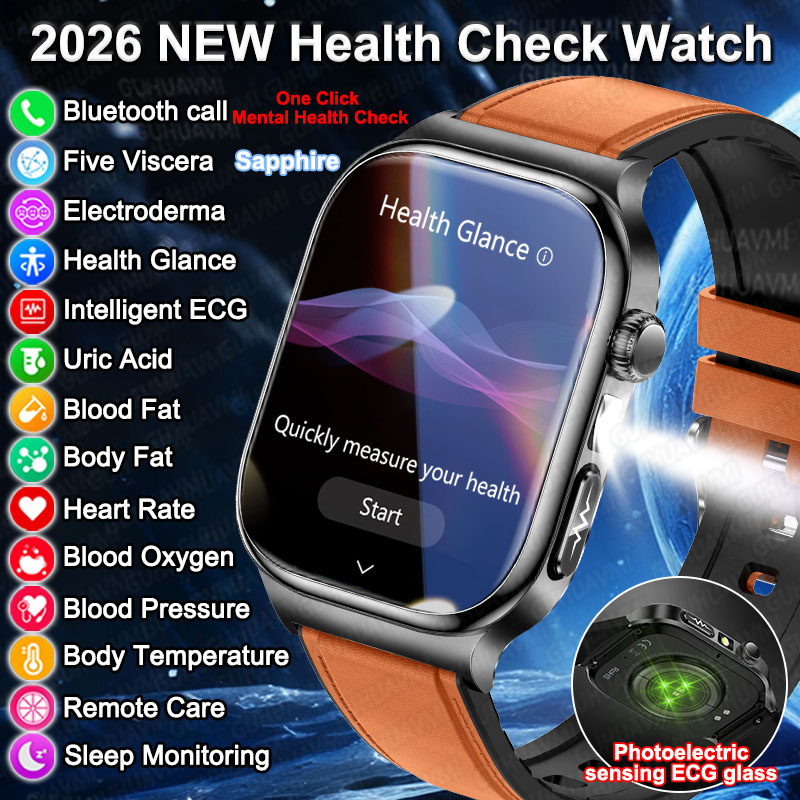 2026年新型精密診断スマートウォッチ 体脂肪 ECG 血中 - Fall Detection Watch のレビューと価格