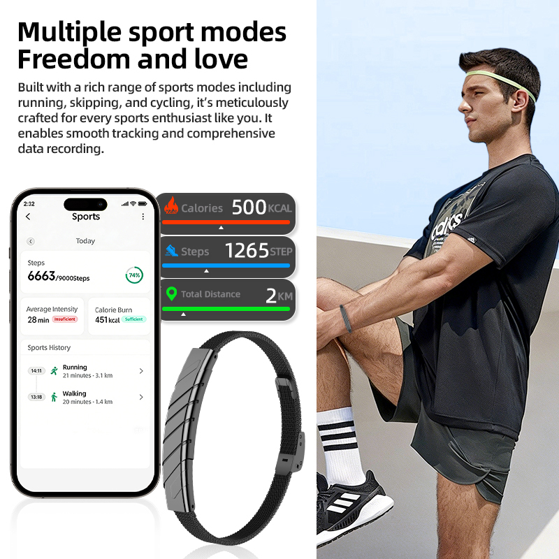 LIGE NO スクリーンレススマートブレスレット 心拍数ヘ - Fall Detection Watch のレビューと価格