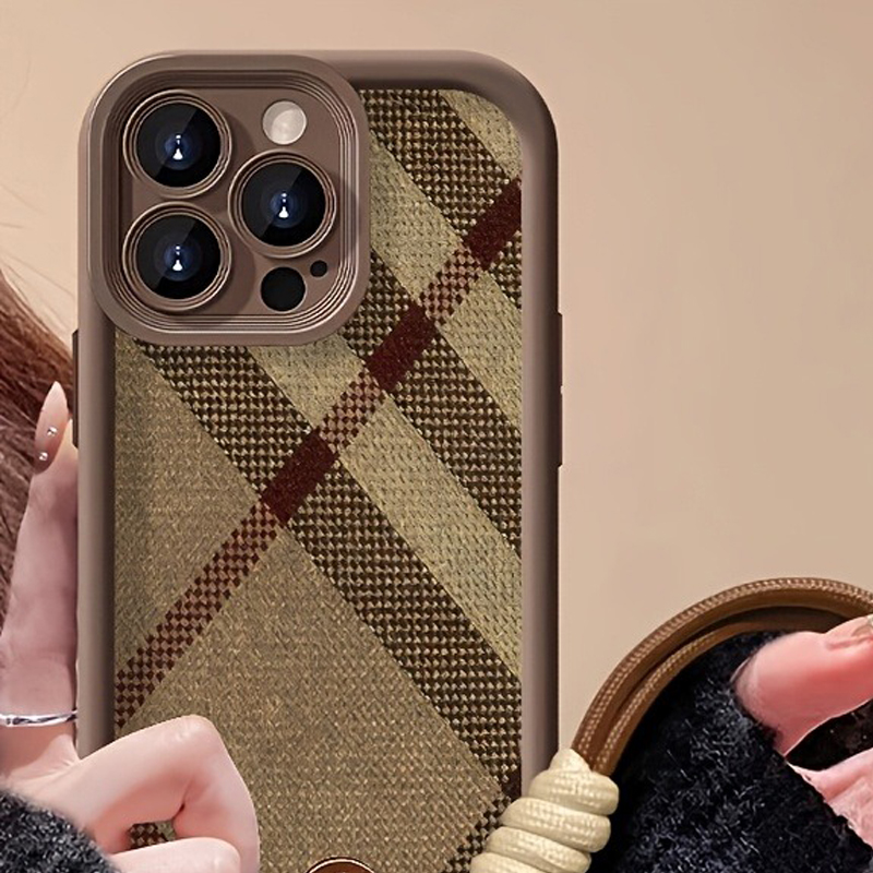 ブラウンストライプのランヤードストラップ付きスマホケース、S - Samsung Galaxy S24 のレビューと価格